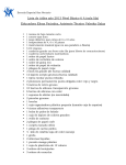 Lista de útiles año 2013 Nivel Básico 6 A (sala lila) Educadora