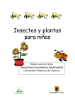 Insectos y plantas para niños