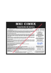 Etiqueta "Solo a efectos informativos" - MKI CIMEX