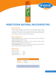 INSECTICIDA NATURAL MULTIESPECTRO