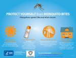 Protect yourself from mosquito bites