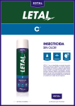 LETAL C es un insecticida en aerosol de acción rápida que actúa