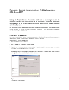 Estrategias de copia de seguridad con Análisis Services de SQL