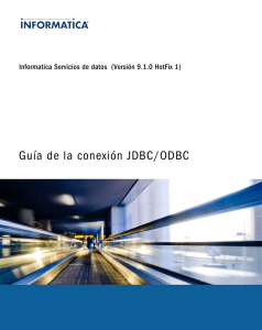 Informatica Data Services 9.1.0 HotFix 1 JDBC/ODBC Connection