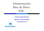 Administración Base de Datos SQL