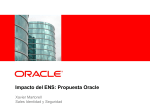 Impacto del ENS: Propuesta Oracle