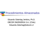Procedimientos Almacenados - OBCOM INGENIERIA SA (Chile)