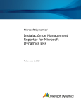 Instalación de Management Reporter for Microsoft Dynamics ERP