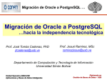 Migración Oracle a PostgreSQL