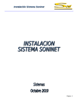 Instalación Sistema Soninet