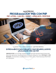 MASTER DE PHP es el curso más completo diseñado para que