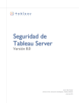 Seguridad de Tableau Server