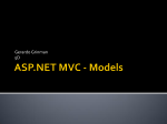 ASP.NET MVC - Models