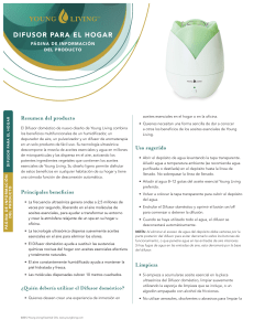 difusor para el hogar - Young Living Essential Oils
