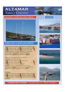 CRUCERO AL NORTE DEL EGEO, GRECIA El