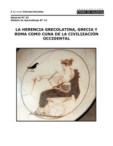 la herencia grecolatina, grecia y roma como cuna de