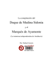 La conspiración del Duque de Medina Sidonia y el Marqués de