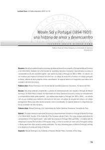 Mos&eacute;n Sol y Portugal (1894 -1901): una historia de amor y