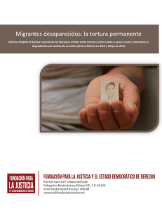 Migrantes desaparecidos: la tortura permanente