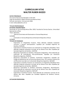 CV Walter Rubén Bozzo