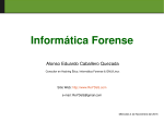 Informática Forense - Alonso Caballero Quezada / ReYDeS