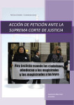 Acción de petición de la ley a la justicia. Un camino