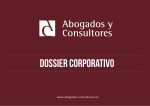 dossier corporativo - Abogados y Consultores