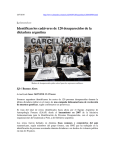 Identifican los cadáveres de 120 desaparecidos de la dictadura