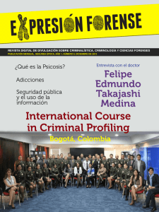 International Course in Criminal Profiling