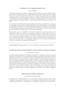 el pdf (actualizado 26-09-2012) - Jornadas de Lingüística Forense