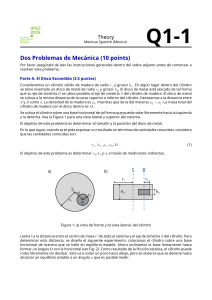 IPhO 2016 - Theory - Two Problems in Mechanics