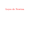 leyes de Newton