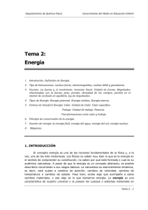Tema 2. La Energía - OCW Universidad de Cádiz