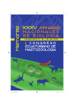 I Congreso Ecuatoriano de Mastozoología