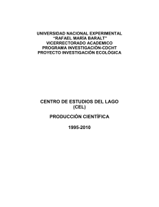 boletin del centro de investigaciones biologicas volumen 36