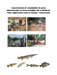 Caracterización de comunidades de peces dulceacuícolas en áreas