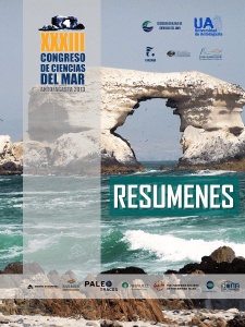 XXXIII Congreso de Ciencias del Mar 2013