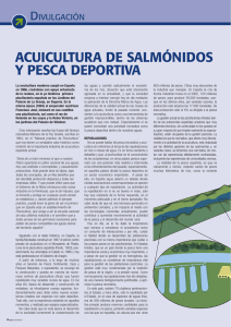 acuicultura de salmónidos y pesca deportiva