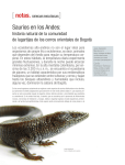 Saurios en los Andes - Revista Hipótesis