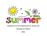 Calendario de Actividades para el Verano del Condado de Yamhill
