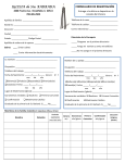 Parish Registration form 2015 (Spanish)