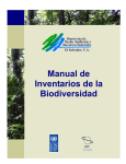 Manual de Inventarios de la Biodiversidad