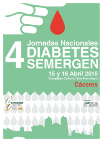 Programa IV Jornadas de Diabetes