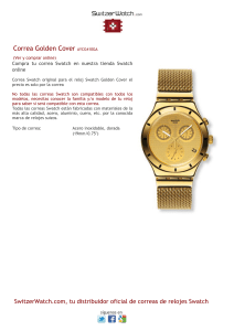 Ficha técnica del producto Correa Swatch Golden