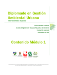 Diplomado en Gestión Ambiental Urbana Contenido Módulo 1
