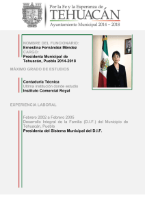 NOMBRE DEL FUNCIONARIO: Ernestina Fernández Méndez
