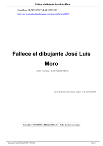 Fallece el dibujante José Luis Moro