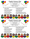 Family Literacy Day Family Literacy Day