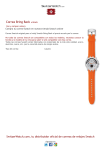 Ficha técnica del producto Correa Swatch Bring Back en formato PDF
