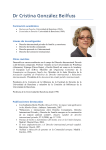 Dr Cristina González Beilfuss